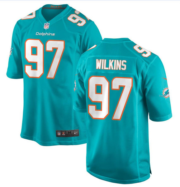 3 Josh Rosen 97 Christian Wilkins Dolphins Jersey Ryan Minkah Fitzpatrick Kiko Alonso Frank Gore custom american football jerseys Athletic