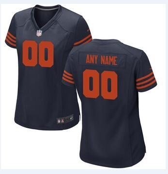 Khalil Mack Bears Jersey Walter Payton Mitchell Trubisky David Montgomery Stephen Denmark 4XL custom american football jerseys new Black 4xl