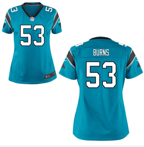 53 Brian Burns Christian McCaffrey Jersey Carolina Cam Newton Panthers Luke Kuechly Terry Godwin custom american football jerseys Purple 4xl