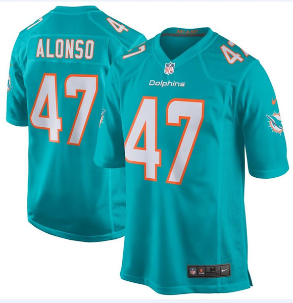 3 Josh Rosen Christian Wilkins Dolphins Jersey Ryan Minkah Fitzpatrick Danny Amendola Dan Marino custom american football jerseys team shirt