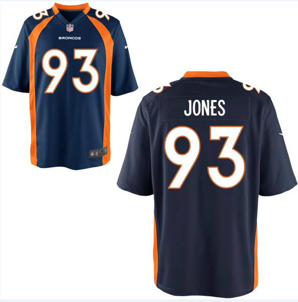 Broncos #87 Noah Fant #3 Drew Lock Jersey 66 Dalton Risner Von Miller Phillip Lindsay John Elway custom american football jerseys Black 4xl