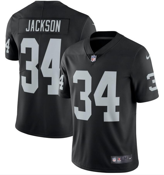 84 Antonio Brown Johnathan Abram Raiders Jersey Clelin Ferrell Josh Jacobs Bo Jackson custom american football jerseys 4XL 5XL 6XL limited