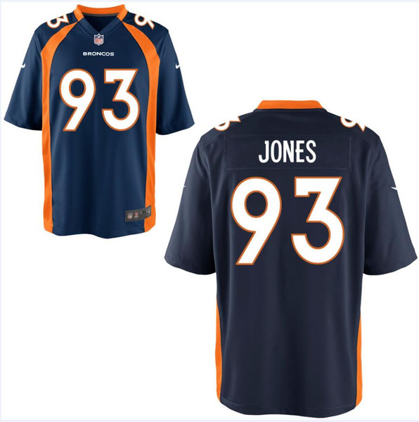 Broncos #87 Noah Fant #3 Drew Lock Jersey 66 Dalton Risner Von Miller Phillip Lindsay John Elway custom american football jerseys First time