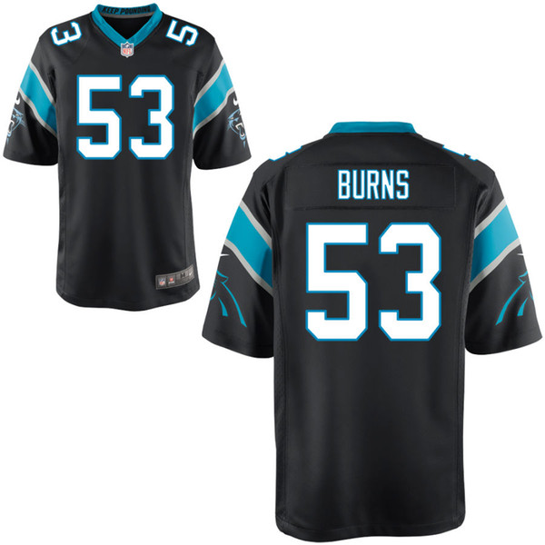 Draft 53 Brian Burns Christian McCaffrey Jersey Cam Newton Panthers Luke Kuechly Dennis Daley custom american football jerseys limited