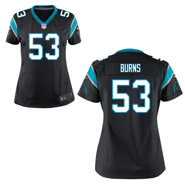 Draft 53 Brian Burns Christian McCaffrey Jersey Cam Newton Panthers Luke Kuechly Dennis Daley custom american football jerseys color mens