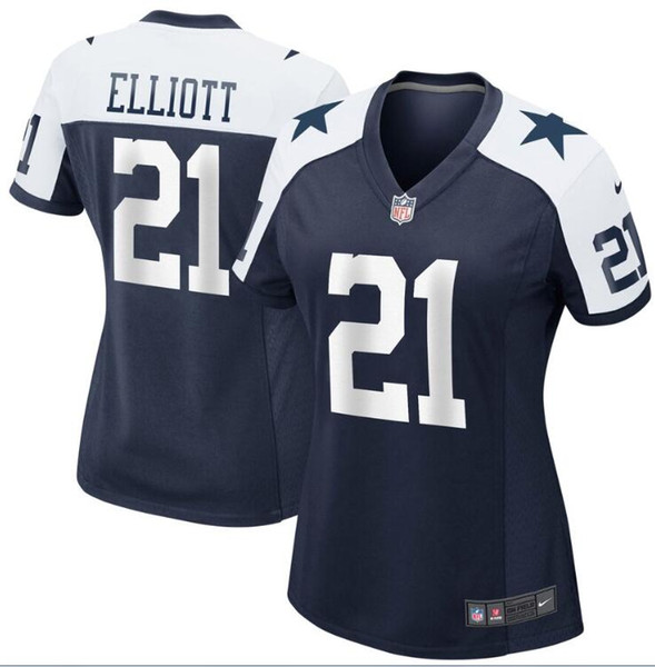 Ezekiel Elliott Cowboys Jersey Dak Prescott Jason Witten Joe Jackson Donovan Wilson Mike Weber custom american football jerseys womens men