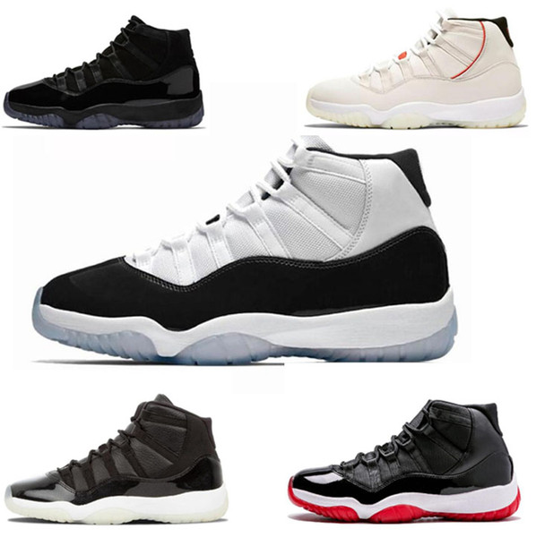 Concord 45 11 XI 11s basketball shoes sport shoes Cap and Gown PRM Heiress Gym Red Chicago Platinum Tint Space Jams Men basketball shoes