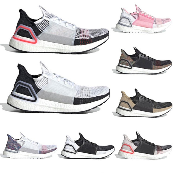 2019 Ultra Boost Men Running Shoes Women Trainers Triple Cloud White Black Dark Pixel Refract Clear Brown Ultraboost Sport Designer Sneakers