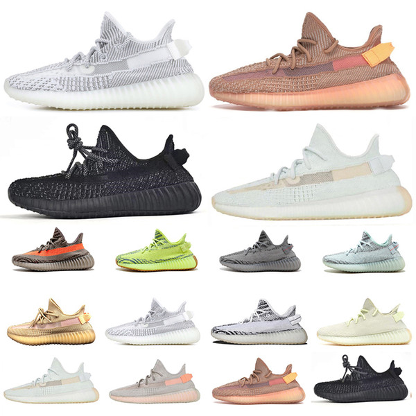 2019 New Clay V2 Kanye West Running Shoes For Men Women True Form Hyperspace Static Zebra Butter Sport Designer Sneakers Trainers Size 36-46