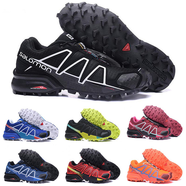 Speed Cross 4 CS IV Running Shoes For Men Women Outdoor Walking Jogging SpeedCross 4 Sports Sneakers Designer Trainers Shoes 36-46