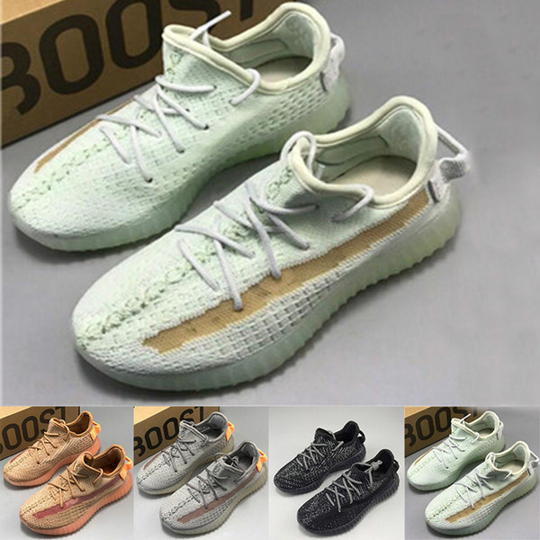 2019 Kids V2 Kanye West Hyperspace Clay True Form Static Running Shoes For Boy Girl Athletic Outdoor Sports Baby Children Designer Sneakers