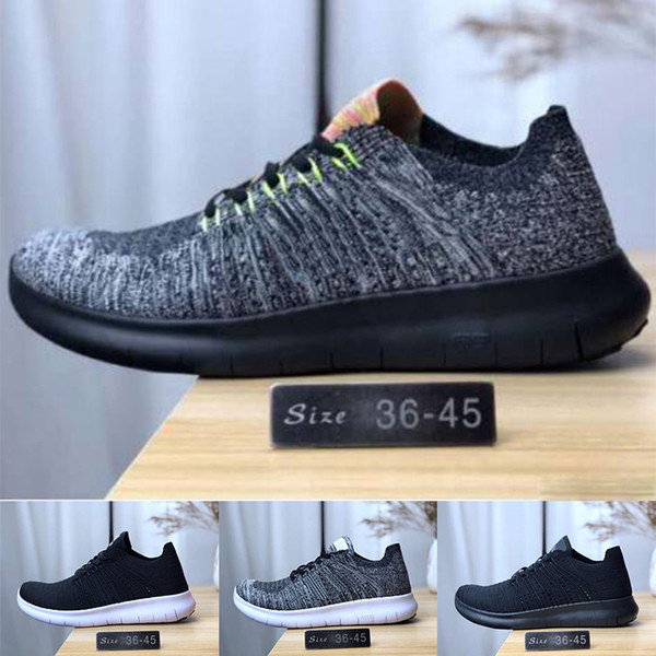 2019 High Quality Free Run 5.0 Uomo Donna Men Running Shoes Women Trainers Outdoor Jogging Hiking Sports Shoes Designer Sneakers Size 36-45