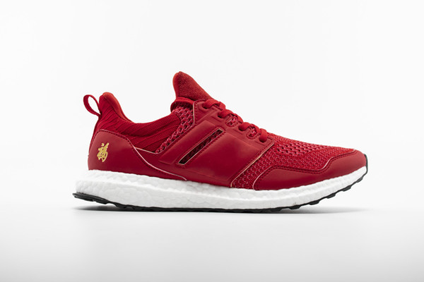 2019 Year of the panda High Quality Eddie Huang x shoes Ultra Boost 4.0 Shoes CNY fu Lucky Red Chinese New Year