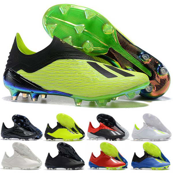 2018 World Cup ACE 18.1 Speedmesh Nemeziz FG Football Cleats green Outdoor Football Shoes X Tango 18 PureControl Soccer Cleats size 39-46