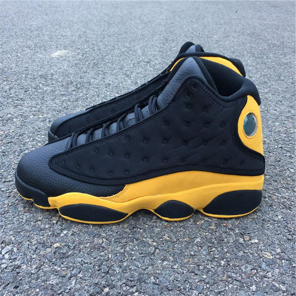 Newest 13 Melo Class Of 2002 Carmelo Anthony 13S Basketball Shoes Sale Black Red Gold colors Suede Best Quality Real Carbon Fiber Sneakers