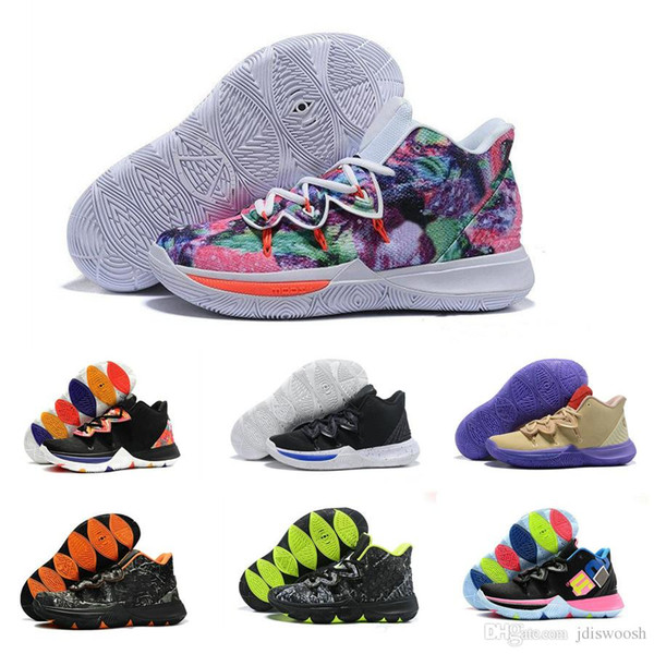 New 2019 Kyrie Basketball Shoes Designer 5 PE Little Mountain Concepts CNY Ikhet Neon Blends Taco Chaussures de basket ball Mens Trainers Sn