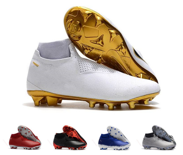 New Designer Mens Soccer Cleats Phantom Vision Elite DF Soccer Shoes Phantom VSN Academy FG AG Men Football Boots Scarpe Calcio