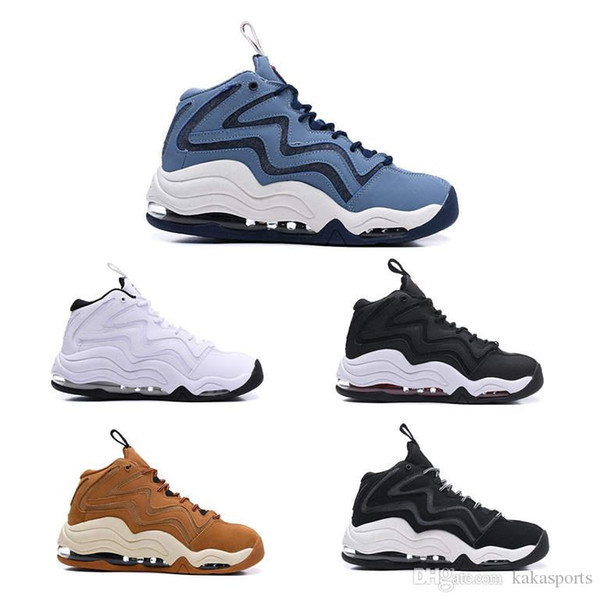 2019 Scottie Pippen 1 Uptempo 94 OG Wheat Work Blue Vast Grey Sports Basketball Shoes Good quality Black White Blue Mens Sneakers 7-12