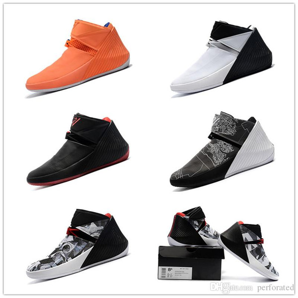 NEW 2018 Russell Westbrook Why Not Zer0.1 Basketball Shoes for Men 1s Zero One Black Red White Grey All star Grey Sport Sneakers Size 40-46