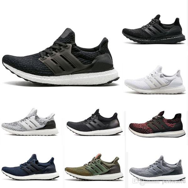 NEW UB 3.0 4.0 Triple Black White Primeknit Oreo CNY Blue grey Men Women Running Shoes ultra 3.0 III Primekni sport shoes 36-47