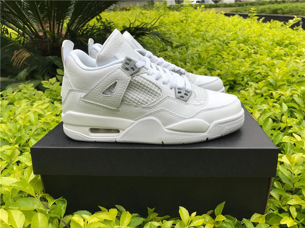 2019 newest High Quality New 4 4s White Basketball Shoes Women J4 Sports Sneakers 408452-100 Size Eur36-40