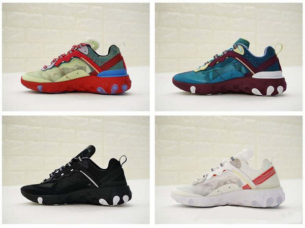 Top Quality UNDERCOVER x Upcoming React Element 87 Pack Sneakers Men Women Running Shoes Training Shoes