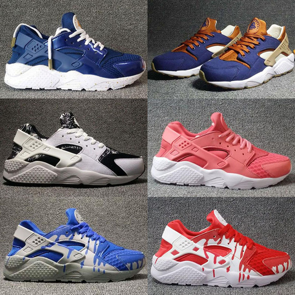 13 Colors Available 2018 Huarache ID Custom Breathe Casual Shoes For Men Women Men navy blue tan Air Huaraches Casual Shoes Huraches