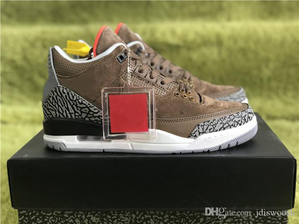 3s Designer Men Basketball Shoes International Flight USA QS JTH AV6683-300 light brown Sports Sneaker