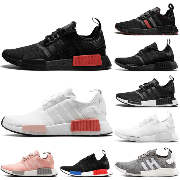 Primeknit Japan Triple Black white red OG pink men women running shoes runner breathable sports shoe mens trainer designer sneakers