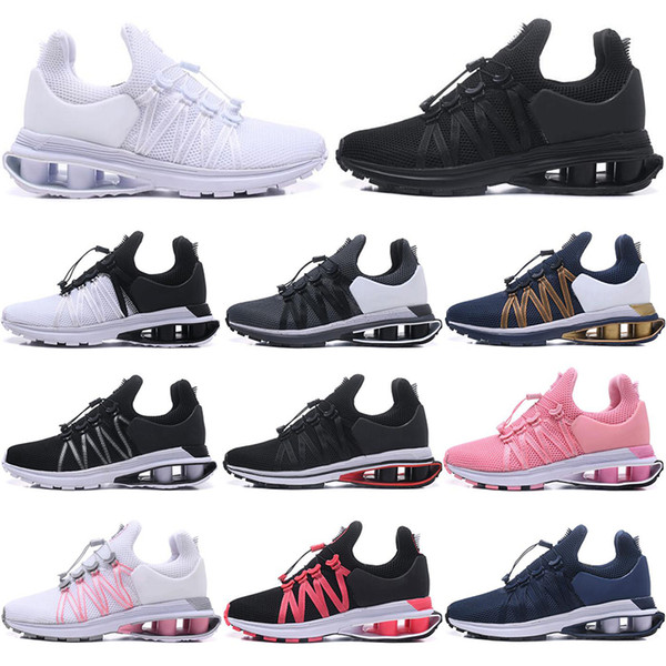 2019 Wholesale Air run GRAVITY breathable running shoes for men women sneakers mens trainers triple black white red pink blue sports shoe