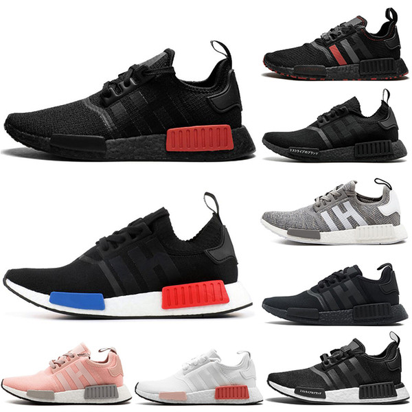 Primeknit Japan Triple Black white red OG pink men women running shoes runner breathable sports shoe mens trainer designer sneakers 36-45