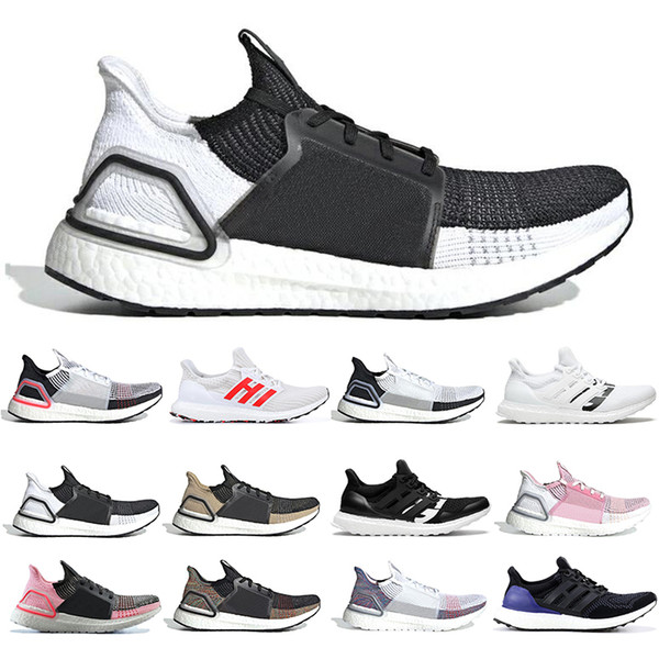 Ultra boost 19 men women running shoes Cloud white black Oreo ultraboost 5.0 mens trainers sports fashion luxury designer sneakers