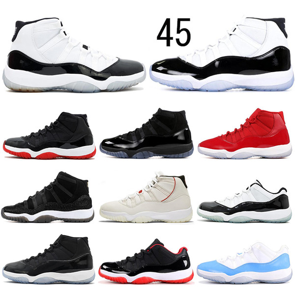 11 Concord 45 Men womens 11s High Quality Basketball Shoes Platinum Tint Jam Gym Red Win 96 Fashion Designer Sneakers Sport Shoes