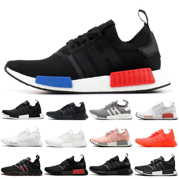 Primeknit Japan Triple Black white red OG pink men women running shoes runner breathable sports shoe mens trainer fashion designer sneakers