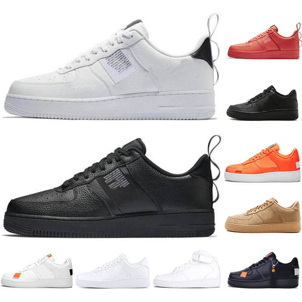 Dunk Utility Running Shoes New Black White Just Orange Wheat Women Men High Low Cut mens Trainers Sports Luxury Designer Sneaker Skateboard