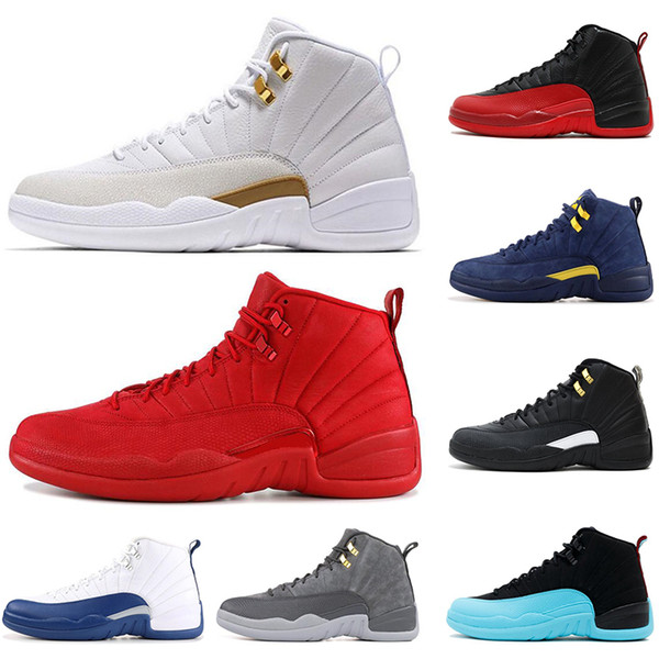 12 12s Mens Basketball Shoes Michigan Gym Red CNY OVO Wool XII THE MASTER Winterized University Designer Shoes Sport Sneakers Trainers