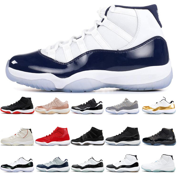 Concord 45 11 XI 11s Cap Gown PRM Heiress Gym Red Chicago Platinum Tint Space Jams Men Women Basketball Shoes sports Sneakers