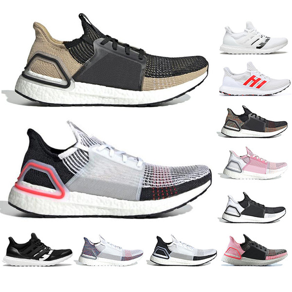 Ultra boost 19 men women running shoes Cloud white black Oreo ultraboost mens trainers sports runner fashion luxury designer sneakers 36-45