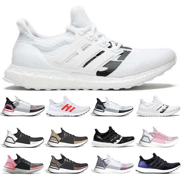 Ultra boost 19 men women running shoes Cloud white black Oreo ultraboost mens trainers sports runner luxury designer sneakers size 36-45