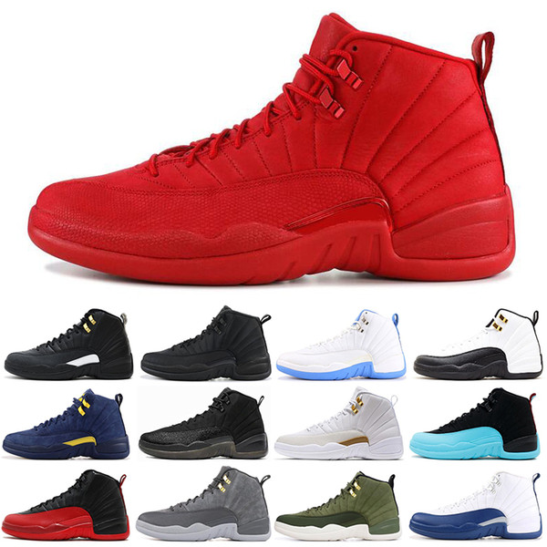 12 12s Mens Basketball Shoes Michigan Gym Red CNY Wool XII THE MASTER Winterized University Designer Shoes Sport Sneakers Running shoe