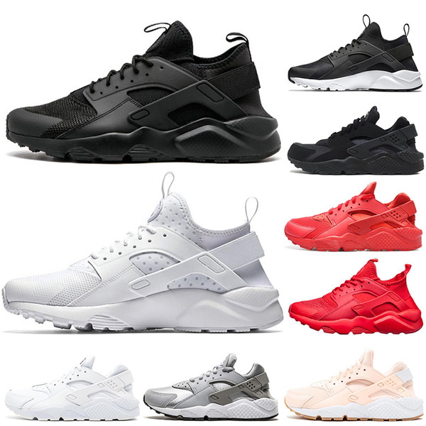 Air Huarache 1.0 4.0 Men Running Shoes Stripe Red Balck White Women Trainers Designer Shoes Fashion Sport Sneakers Running shoe