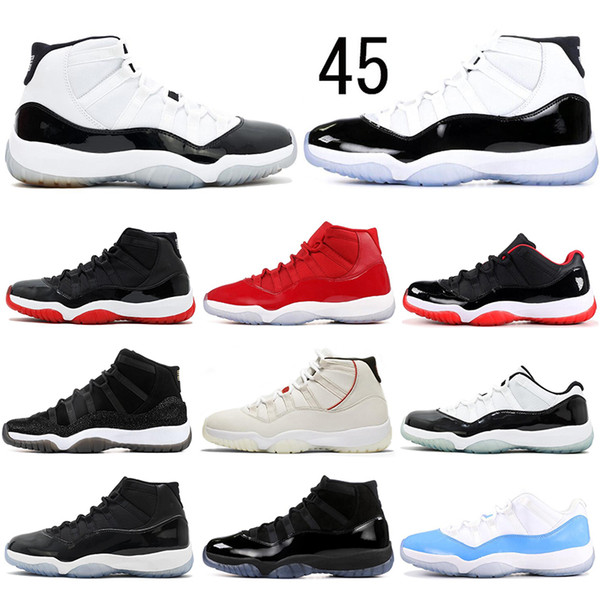 11 Concord 45 Men womens Trainers 11s Basketball Shoes Platinum Tint Space Jam Gym Red Win 96 XI Designer Sneakers Sport Shoes