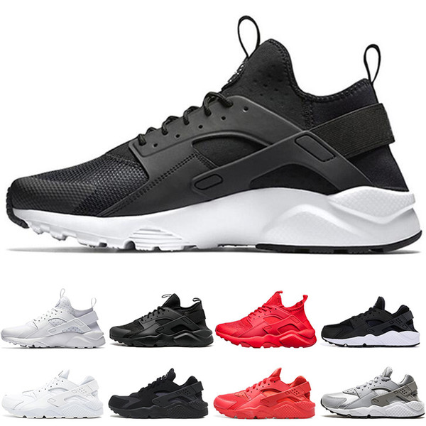 2019 New Air Huarache 1.0 4.0 Men Running Shoes Stripe Red Balck White Women Trainers Designer Shoes Sport Sneakers Running shoe