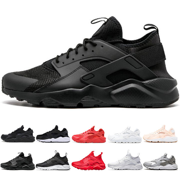 Air Huarache 1.0 4.0 Men Running Shoes Stripe Red Balck White Women Trainers Designer Shoes Fashion Sport Sneakers Running shoe 36-45