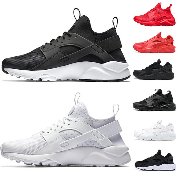 Air Huarache 1.0 4.0 Men Running Shoes Stripe Red Balck White Women Trainers Designer Shoes Sport Sneakers Running shoe 36-45