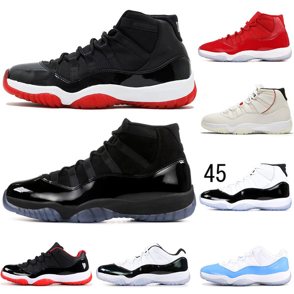 11 Concord 45 23 Men womens Trainers 11s Basketball Shoes Platinum Tint Space Jam Gym Red Win 96 XI Designer Sneakers Sport Shoes