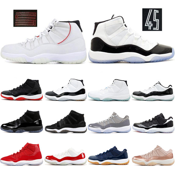 11 Concord 45 23 Men womens 11s Basketball Shoes Platinum Tint Jam Gym Red Win 96 XI Designer Sneakers Sport Shoes