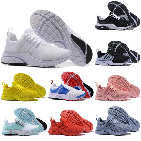 New Luxury Designer Sneakers PRESTO 5 BR QS Breathe Black White Yellow Red Mens Trainers Women Hot Men Shoe Casual Running Shoes 36-45