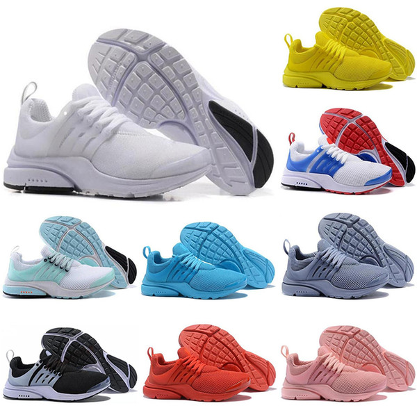 2019 New Luxury Designer Sneakers PRESTO 5 BR QS Breathe Black White Yellow Red Mens Trainers Women Hot Men Shoe Casual Running Shoes