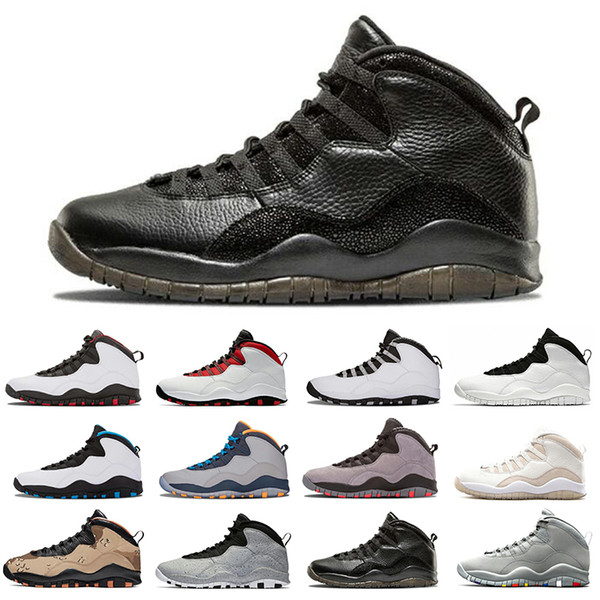 Mens basketball shoes 10 Desert Cat Tinker Cement 10s designer men shoes Grey Cool grey iam back Powder running trainers sports sneaker